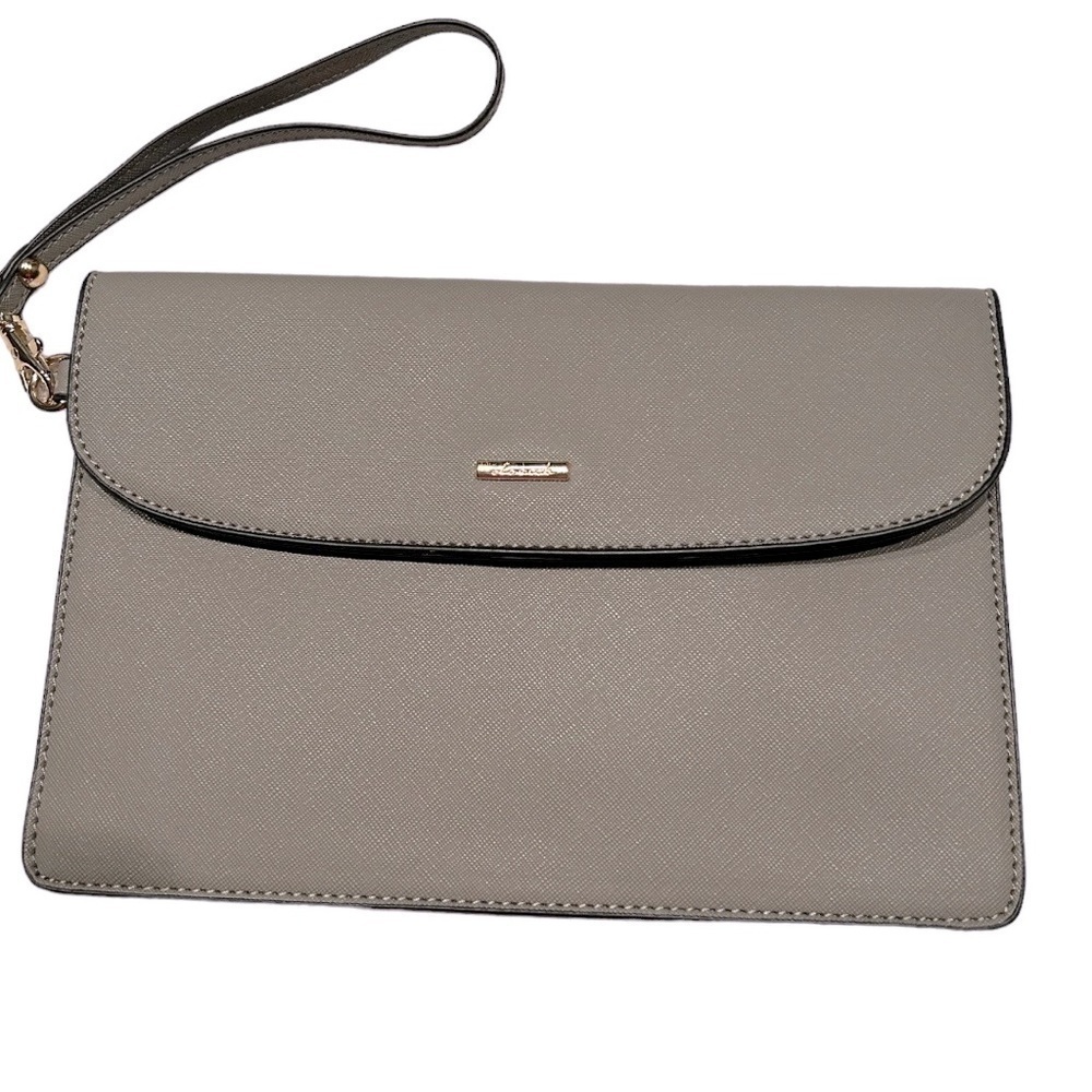 Lovesick Envelope wristlet clutch Grey